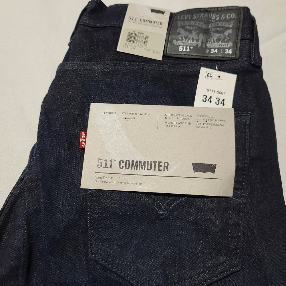 Levis 511 Commuter with 3M seams.